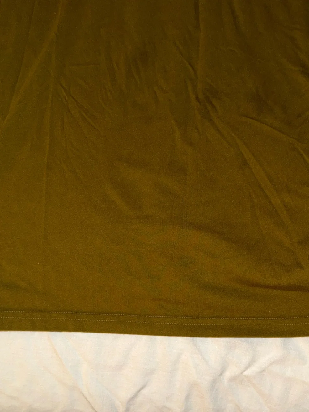 REI Co-op Olive Green Graphic T‑Shirt with Orange Mountain Print